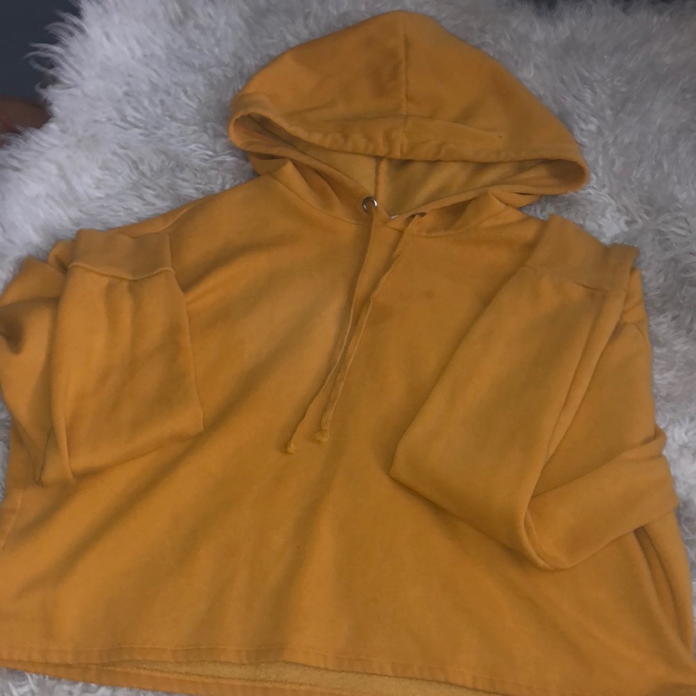 classic cropped hoodie.